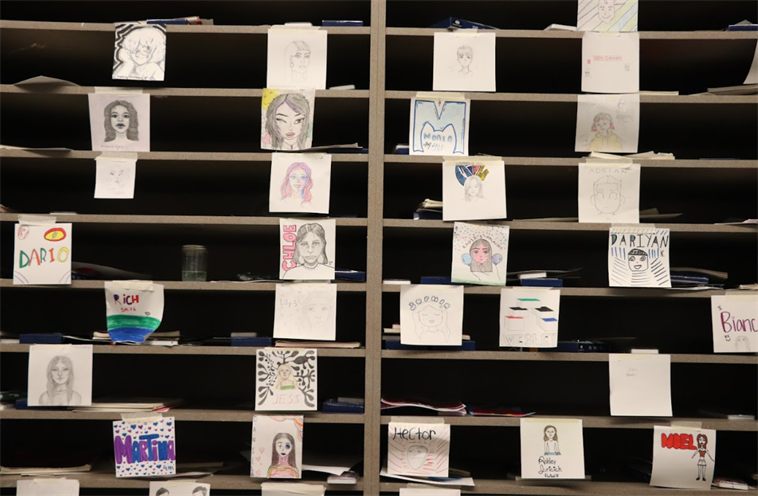 21-22 student work drying
