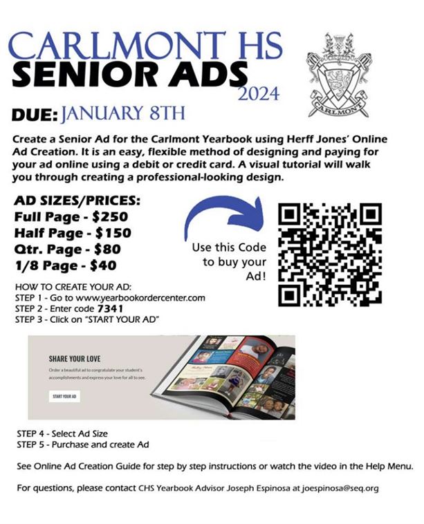 Senior Yearbook Ads 2024