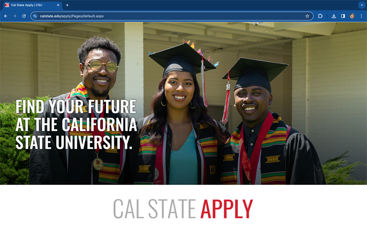 college students in cap and gown