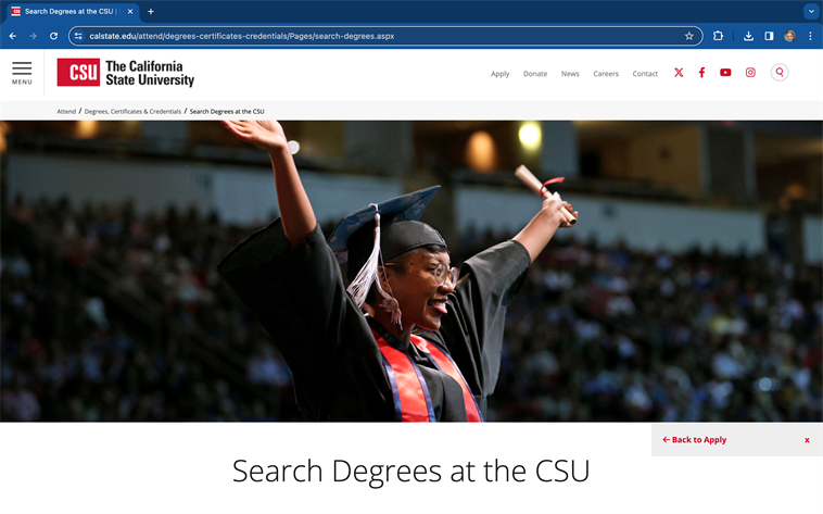 college graduate receiving diploma with arms spread up to the sky